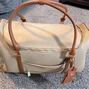 Fawn Design + Cara Loren Weekender bag.